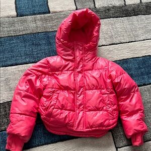 All in Motion Bright Pink Kids winter Puffer Jacket